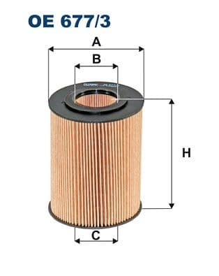 Eļļas filtrs FILTRON OE 677/3 1