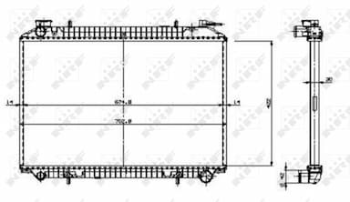 Radiators, Motora dzesēšanas sistēma NRF 509534 4