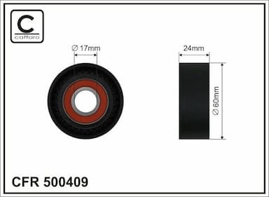 Spriegotājrullītis, Ķīļrievu siksna CAFFARO 500409 1