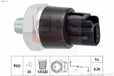 Eļļas spiediena devējs EPS 1.800.114 1