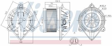 Salona ventilators NISSENS 87173 6