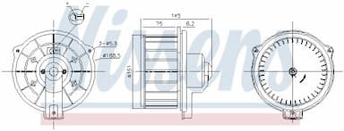 Salona ventilators NISSENS 87615 1