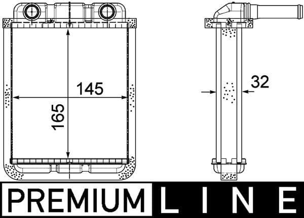 Siltummainis, Salona apsilde MAHLE AH 182 000P 1