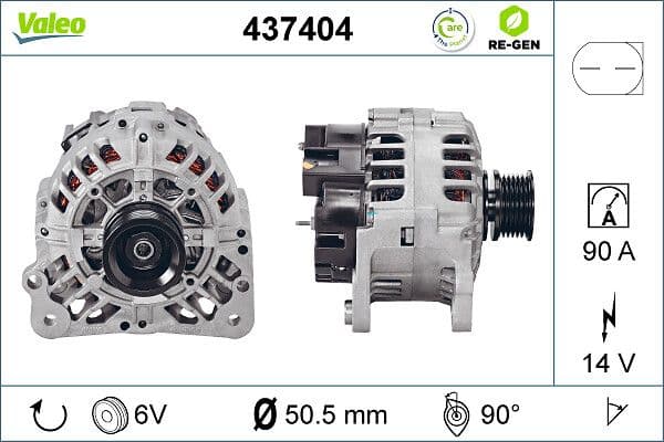 Ģenerators VALEO 437404 1