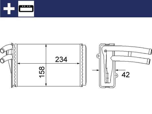 Siltummainis, Salona apsilde MAHLE AH 54 000S 1