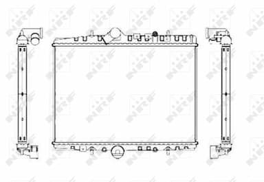 Radiators, Motora dzesēšanas sistēma NRF 55346 5