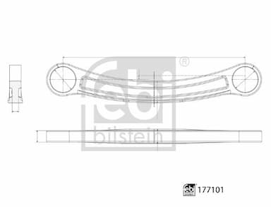 Neatkarīgās balstiekārtas svira, Riteņa piekare FEBI BILSTEIN 177101 3