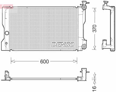 Radiators, Motora dzesēšanas sistēma DENSO DRM50091 1