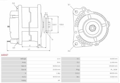 Ģenerators AS-PL A4047 6