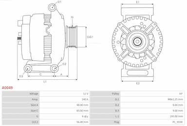 Ģenerators AS-PL A0049 5