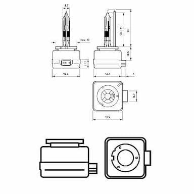 Kvēlspuldze PHILIPS 42306VIC1 3