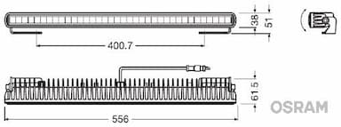 Tālās gaismas lukturis ams-OSRAM LEDDL107-SP 4