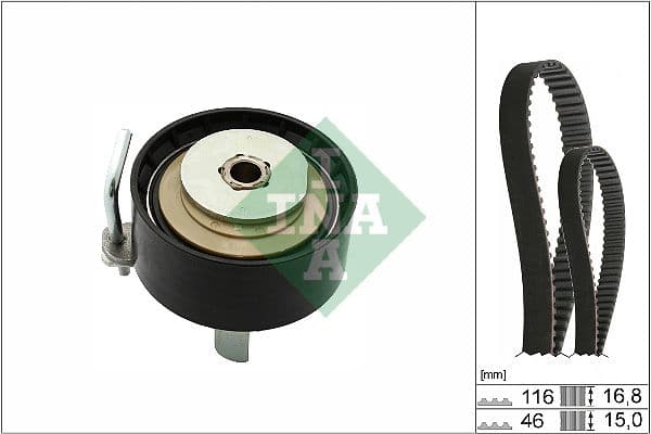 Zobsiksnas komplekts Schaeffler INA 530 0763 10 1