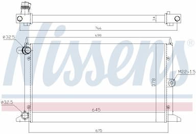 Radiators, Motora dzesēšanas sistēma NISSENS 67304 5