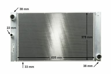 Radiators, Motora dzesēšanas sistēma MAHLE CR 766 000P 10