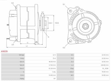 Ģenerators AS-PL A9039 6