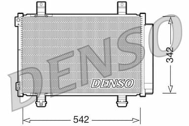 Kondensators, Gaisa kond. sistēma DENSO DCN47005 1