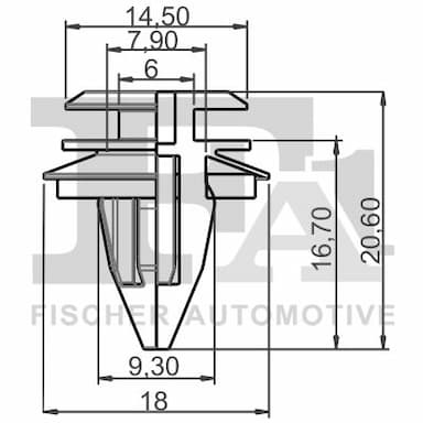 Moldings/aizsarguzlika FA1 10-40016.10 2