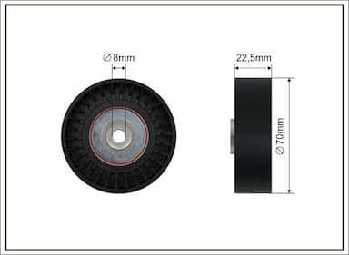 Parazīt-/Vadrullītis, Ķīļrievu siksna CAFFARO 06-98 1