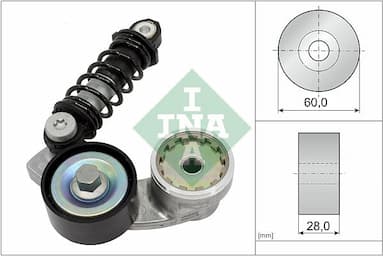 Siksnas spriegotājs, Ķīļsiksna Schaeffler INA 534 0737 10 1