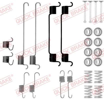 Piederumu komplekts, Bremžu loki QUICK BRAKE 105-0802 1