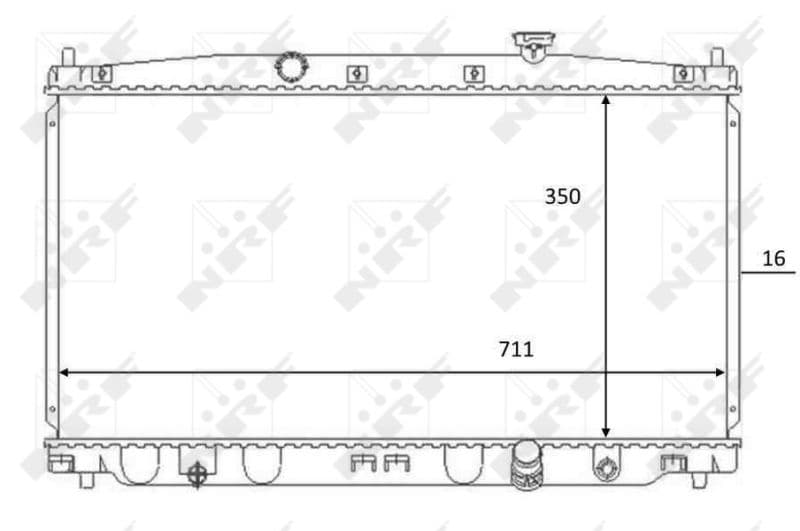 Radiators, Motora dzesēšanas sistēma NRF 59066 1