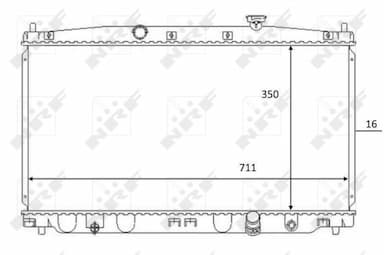 Radiators, Motora dzesēšanas sistēma NRF 59066 1