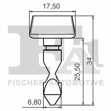 Moldings/aizsarguzlika FA1 11-40093.10 2