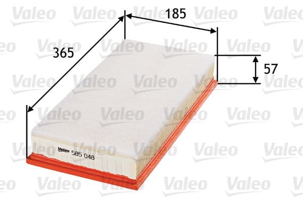 Gaisa filtrs VALEO 585048 1