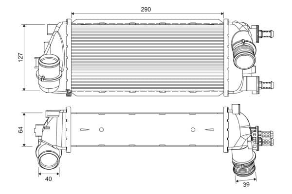 Starpdzesētājs VALEO 818695 1