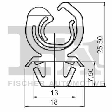 Moldings/aizsarguzlika FA1 12-40031.5 2