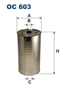 Eļļas filtrs FILTRON OC 603 1