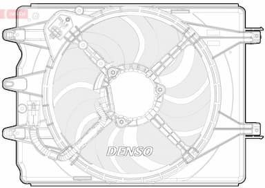 Ventilators, Motora dzesēšanas sistēma DENSO DER09068 1