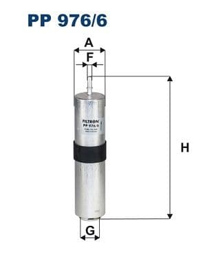 Degvielas filtrs FILTRON PP 976/6 1