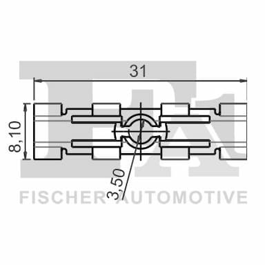 Moldings/aizsarguzlika FA1 11-40057.10 2