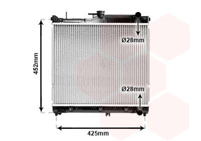 Radiators, Motora dzesēšanas sistēma VAN WEZEL 52002055 1