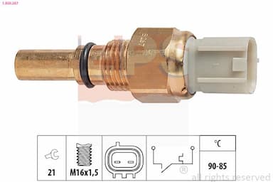 Termoslēdzis, Radiatora ventilators EPS 1.850.267 1