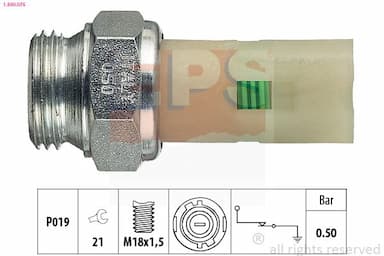 Eļļas spiediena devējs EPS 1.800.075 1