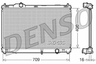 Radiators, Motora dzesēšanas sistēma DENSO DRM51008 1