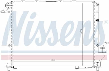 Radiators, Motora dzesēšanas sistēma NISSENS 62327 5