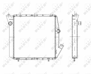 Radiators, Motora dzesēšanas sistēma NRF 52026 5