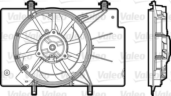 Ventilators, Motora dzesēšanas sistēma VALEO 696344 1