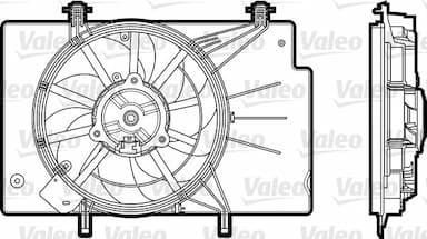 Ventilators, Motora dzesēšanas sistēma VALEO 696344 1