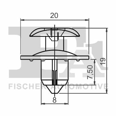 Moldings/aizsarguzlika FA1 13-20003.10 2