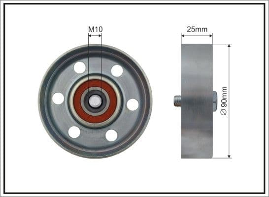 Spriegotājrullītis, Ķīļrievu siksna CAFFARO 500048 1