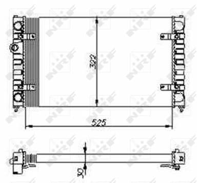 Radiators, Motora dzesēšanas sistēma NRF 54688 4