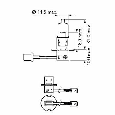 Kvēlspuldze PHILIPS 12336LLECOC1 3