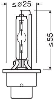 Kvēlspuldze ams-OSRAM 66240XNN-HCB 3