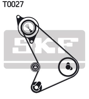 Zobsiksnas komplekts SKF VKMA 04301 2