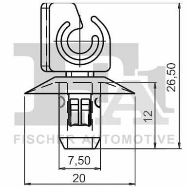 Moldings/aizsarguzlika FA1 13-40031.25 2